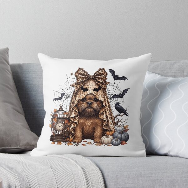 Item preview, Brussels Griffon Halloween Boo Pumpkin Dog Mom Lover designed and sold by dian-rody-crest.