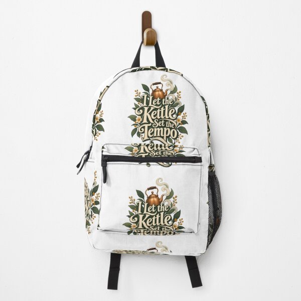 Item preview, I Let the Kettle Set the Tempo Tea Typography designed and sold by Bikivuno.