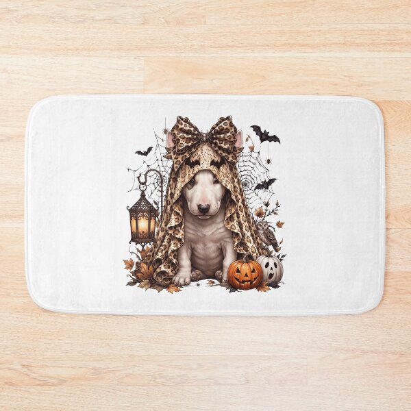 Item preview, Bull Terrier Halloween Boo Pumpkin Dog Mom Lover designed and sold by dian-rody-crest.