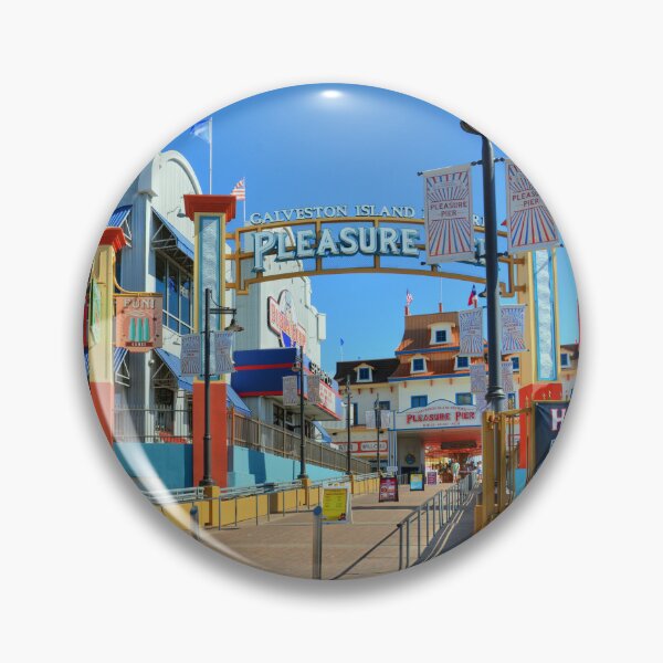 Item preview, Entrance to Galveston Island Pleasure Pier designed and sold by Savannah Gibbs.