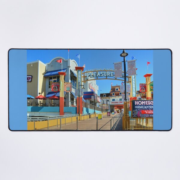 Item preview, Entrance to Galveston Island Pleasure Pier designed and sold by Savannah Gibbs.