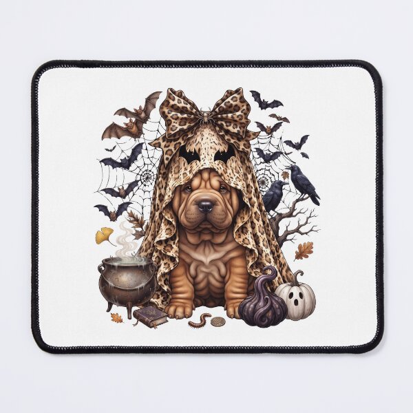 Item preview, Chinese Shar Pei Halloween Boo Pumpkin Dog Mom Lover designed and sold by dian-rody-crest.