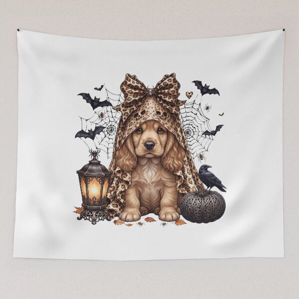 Item preview, Cocker Spaniel Halloween Boo Pumpkin Dog Mom Lover designed and sold by dian-rody-crest.