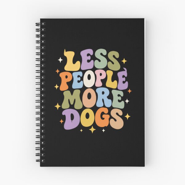 Item preview, Less People More Dogs Dog Lover Pet Owner Introvert designed and sold by SkeletonsDanger.