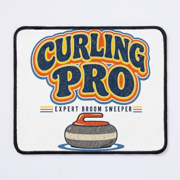 Item preview, Retro Curling Pro Broom Sweeper designed and sold by BestCoolStuff.