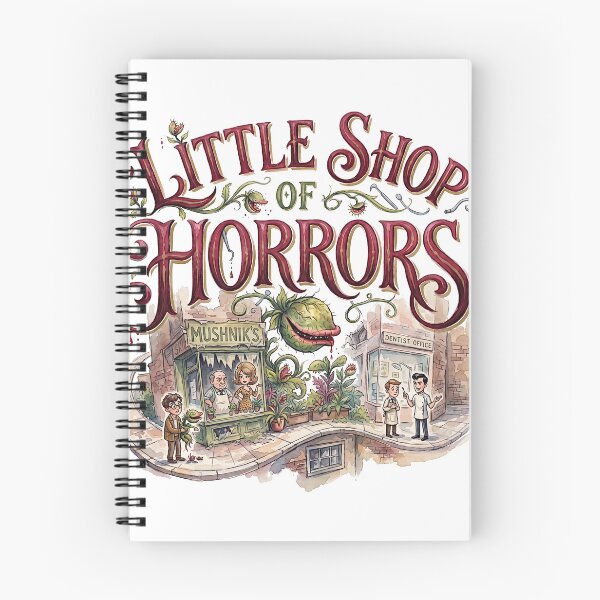 Item preview, Little Shop of Horrors - Whimsical Theater Art designed and sold by Lyric Vault - Rock on.