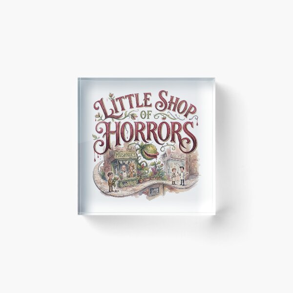 Item preview,  Little Shop of Horrors - Whimsical Theater Art designed and sold by Lyric Vault - Rock on.
