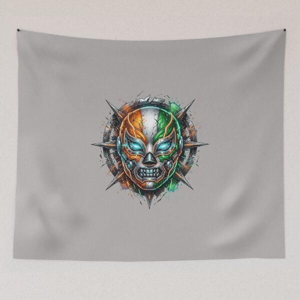 Item preview, Angry Tricolor Face Spray Paint Style Top-14 designed and sold by AndreasLder.