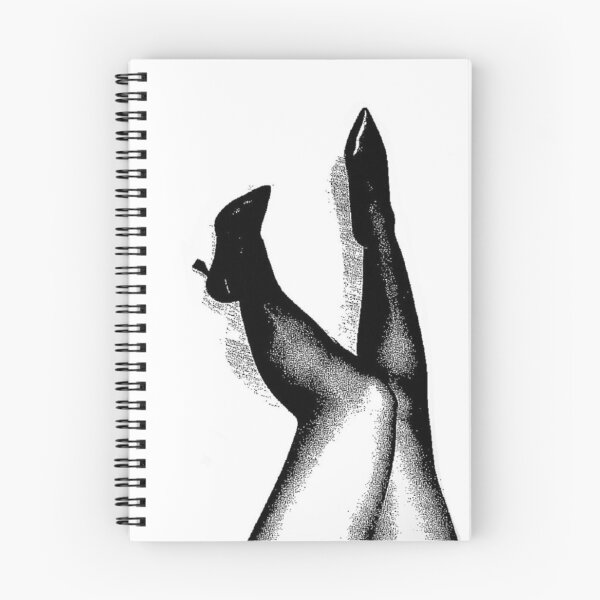 Item preview, Pointed-Toe High Heels – Surreal Black and White Fashion Art designed and sold by destelloacido.