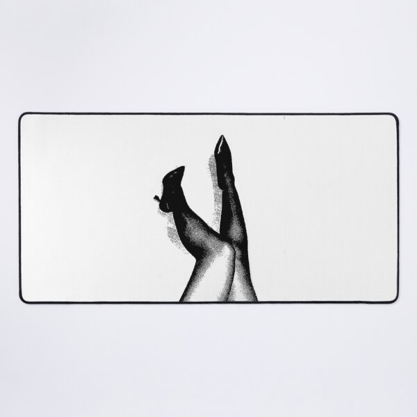 Item preview, Pointed-Toe High Heels – Surreal Black and White Fashion Art designed and sold by destelloacido.