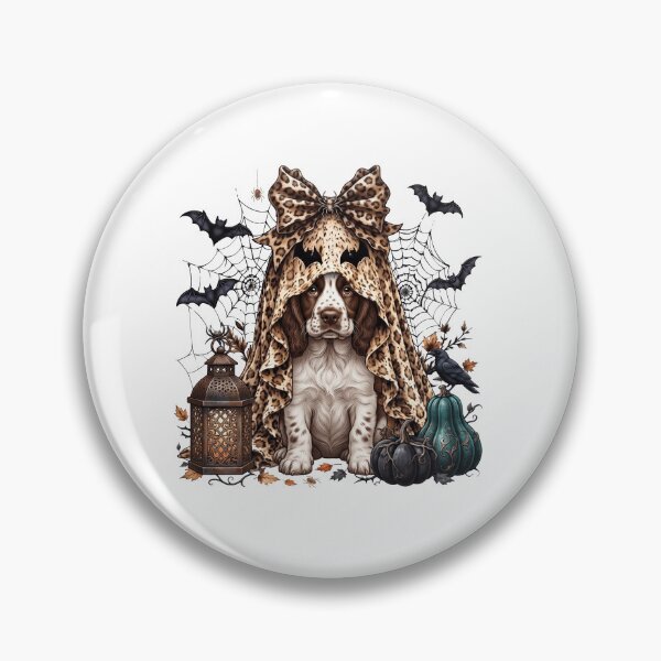 Item preview, English Springer Spaniel Halloween Boo Pumpkin Dog Mom Lover designed and sold by dian-rody-crest.