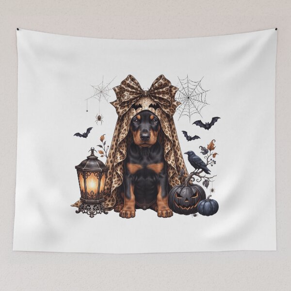 Item preview, Doberman Pinscher Halloween Boo Pumpkin Dog Mom Lover designed and sold by dian-rody-crest.