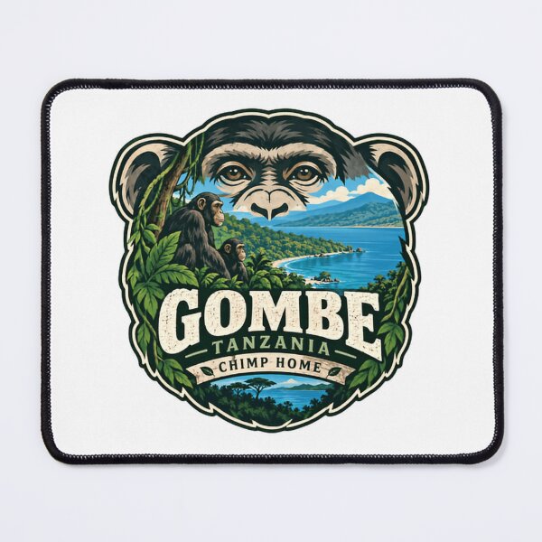 Item preview, Gombe Tanzania Chimp Home African Safari Wildlife Explorer designed and sold by Star3NowForMe.