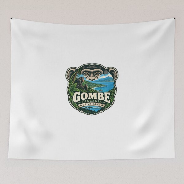 Item preview, Gombe Tanzania Chimp Home African Safari Wildlife Explorer designed and sold by Star3NowForMe.