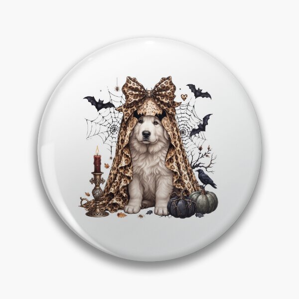 Item preview, Great Pyrenees Halloween Boo Pumpkin Dog Mom Lover designed and sold by dian-rody-crest.