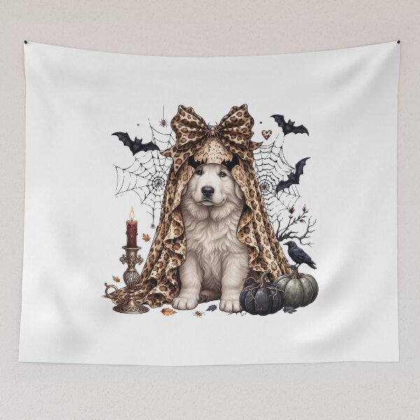 Item preview, Great Pyrenees Halloween Boo Pumpkin Dog Mom Lover designed and sold by dian-rody-crest.
