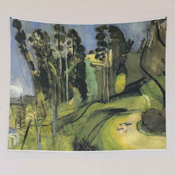 Item preview, Montalban landscape 1918 designed and sold by VeilOfPigments.