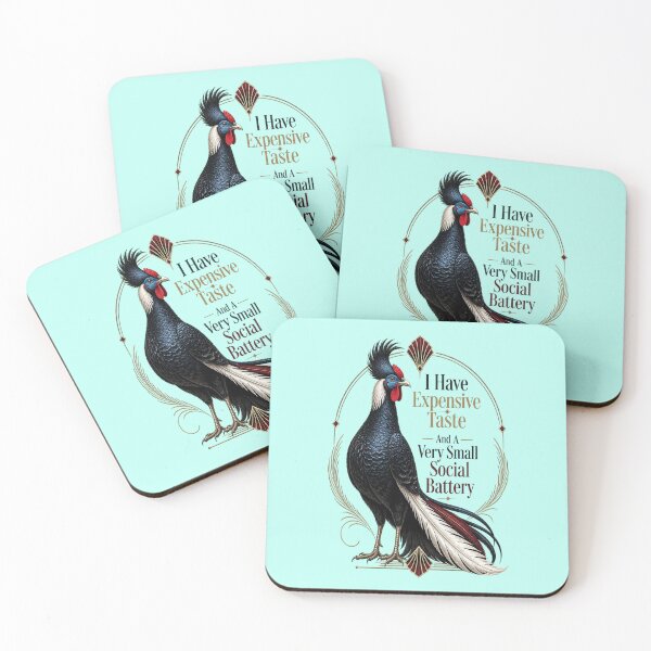 Item preview, Crested Fireback Expensive Taste And A Very Small Social Battery designed and sold by Max Store.