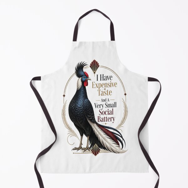 Item preview, Crested Fireback Expensive Taste And A Very Small Social Battery designed and sold by Max Store.