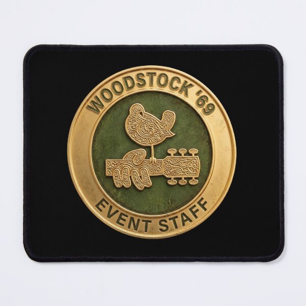 Item preview, Woodstock '69 Event Staff - Employee Badge designed and sold by RogueSquirrels.