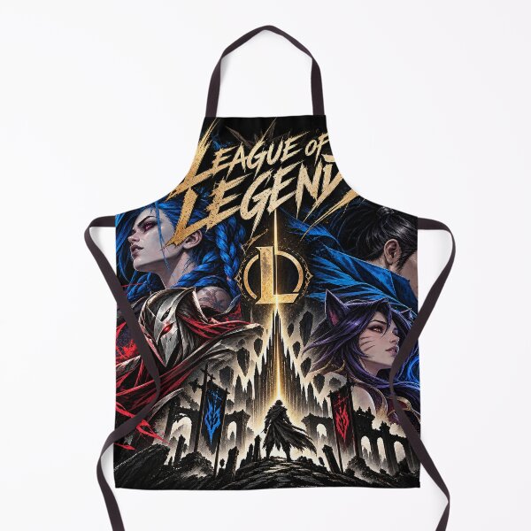 Item preview, League of Legends Dark Fantasy Blue Warrior Poster designed and sold by NBT-NOVA.
