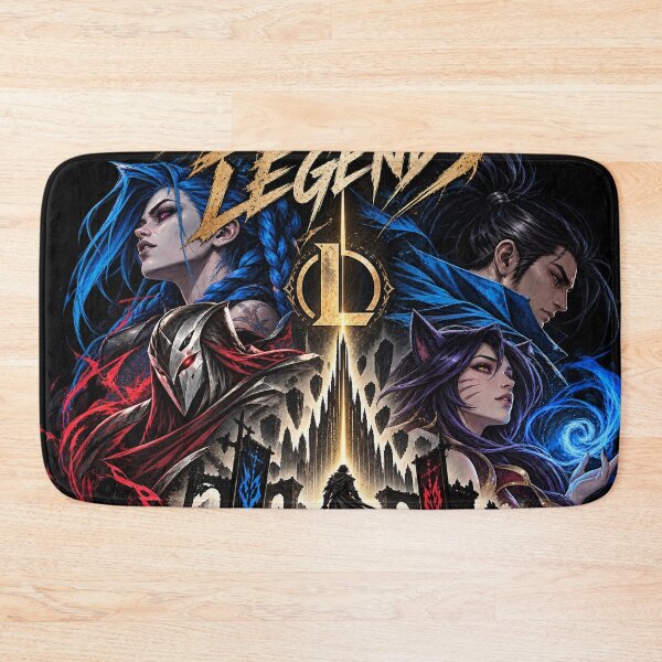 Item preview, League of Legends Dark Fantasy Blue Warrior Poster designed and sold by NBT-NOVA.