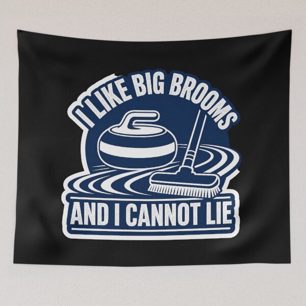 Item preview, Retro Curling Pro Broom Sweeper designed and sold by BestCoolStuff.