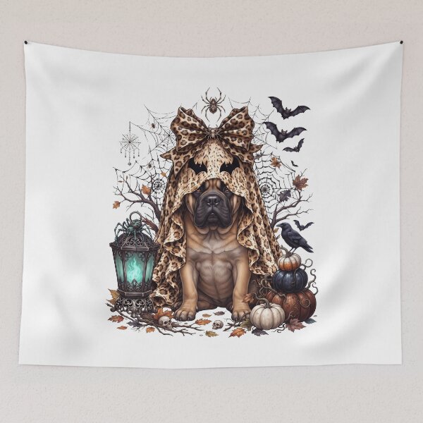Artikelvorschau, Mastiff Halloween Boo Kürbis Hundemama Liebhaber entworfen und verkauft von dian-rody-crest.
