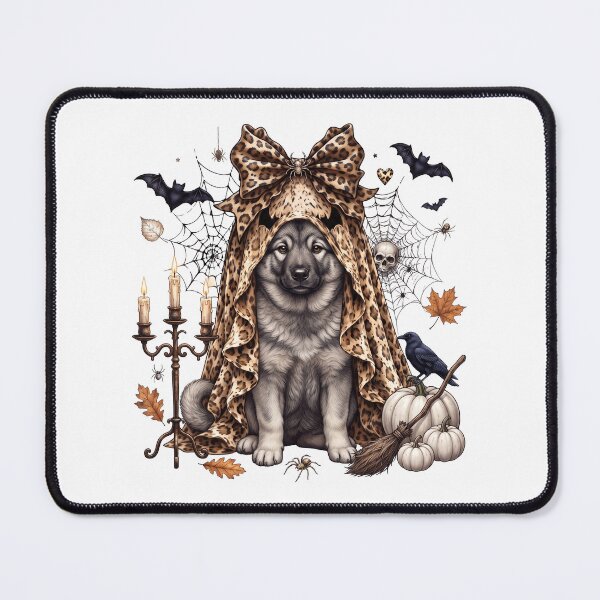 Item preview, Norwegian Elkhound Halloween Boo Pumpkin Dog Mom Lover designed and sold by dian-rody-crest.
