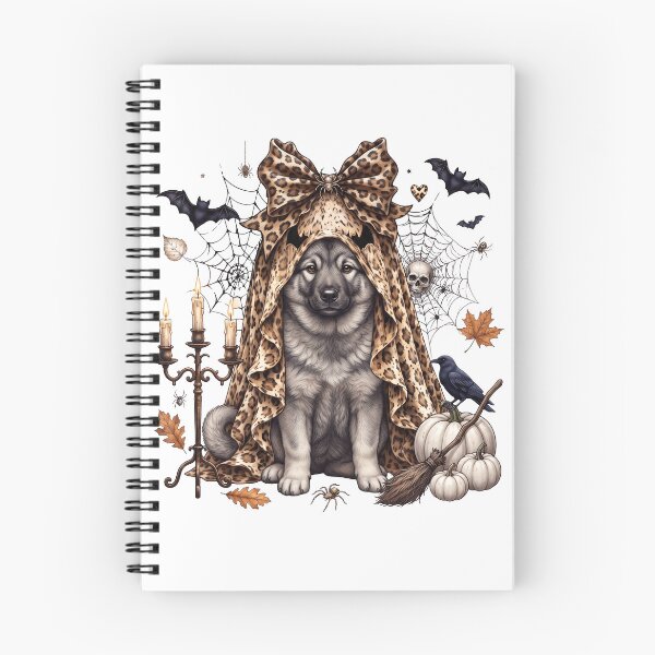 Item preview, Norwegian Elkhound Halloween Boo Pumpkin Dog Mom Lover designed and sold by dian-rody-crest.