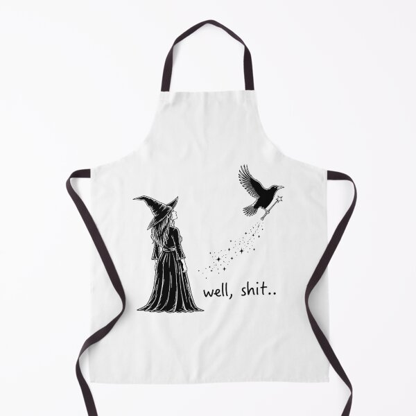 Item preview, Well Shit Funny Witch Crow Magic Halloween designed and sold by ImeldaSparks.