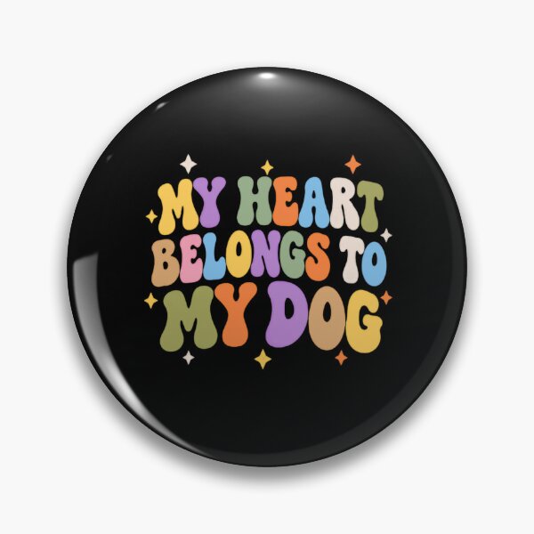 Item preview, My Heart Belongs To My Dog Dog Lover Pet Parent Canine Owner designed and sold by SkeletonsDanger.
