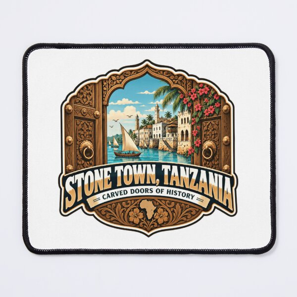 Item preview, Stone Town Tanzania Carved Doors Of History African Travel Souvenir designed and sold by Star3NowForMe.