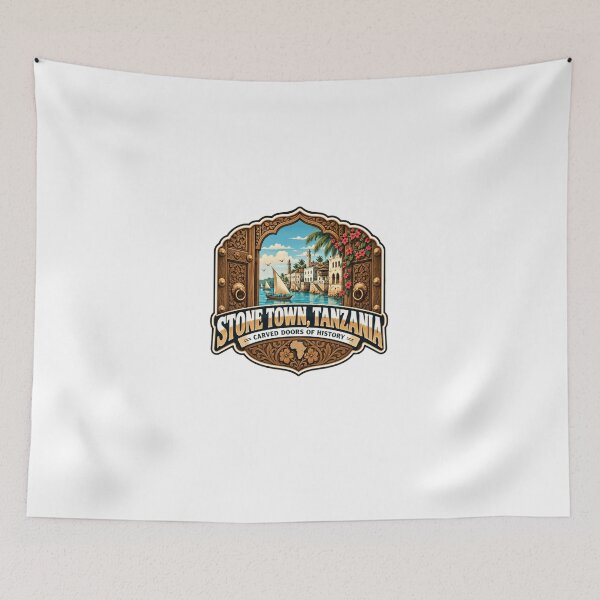 Item preview, Stone Town Tanzania Carved Doors Of History African Travel Souvenir designed and sold by Star3NowForMe.