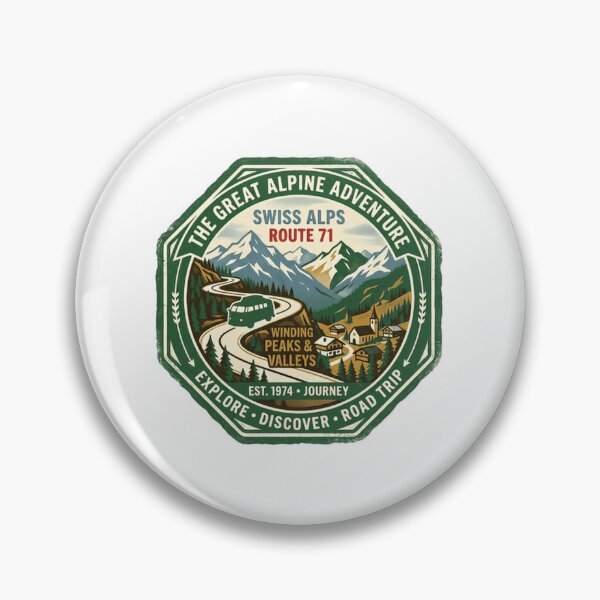 Item preview, The Great Alpine Adventure Swiss Alps Route 71 Road Trip Explore Discover Journey designed and sold by Star3NowForMe.