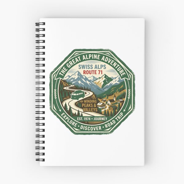 Item preview, The Great Alpine Adventure Swiss Alps Route 71 Road Trip Explore Discover Journey designed and sold by Star3NowForMe.