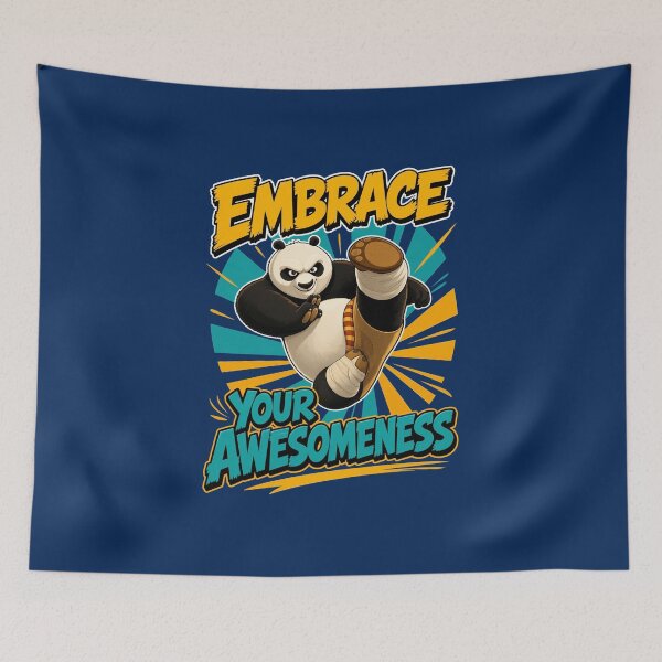 Item preview, Embrace Your Awesomeness Panda designed and sold by radleyhughes42.