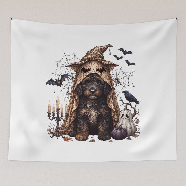 Item preview, Portuguese Water Dog Halloween Boo Pumpkin Dog Mom Lover designed and sold by dian-rody-crest.