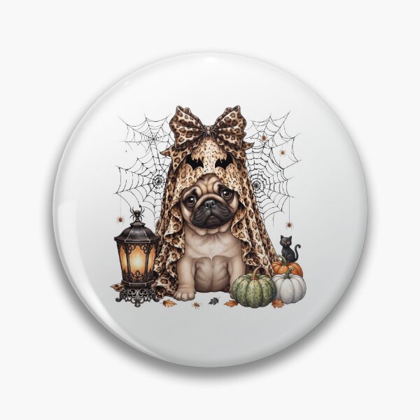 Artikelvorschau, Mops Halloween Boo Kürbis Hundemama Liebhaber entworfen und verkauft von dian-rody-crest.