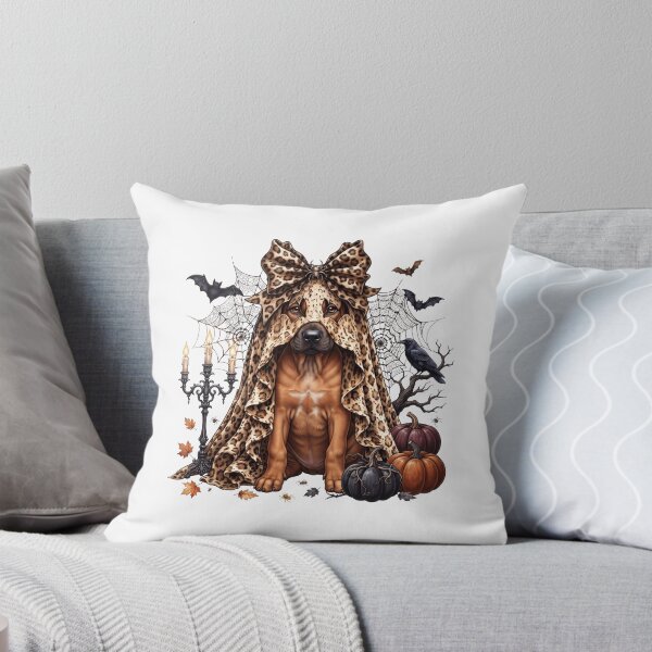 Artikelvorschau, Rhodesian Ridgeback Halloween Boo Kürbis Hundemama Liebhaber entworfen und verkauft von dian-rody-crest.