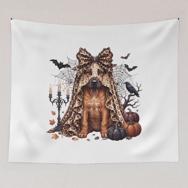Item preview, Rhodesian Ridgeback Halloween Boo Pumpkin Dog Mom Lover designed and sold by dian-rody-crest.