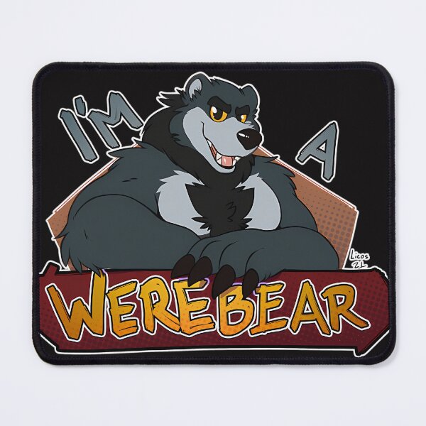 Item preview, I'M A Werebear Black designed and sold by Iconic93.