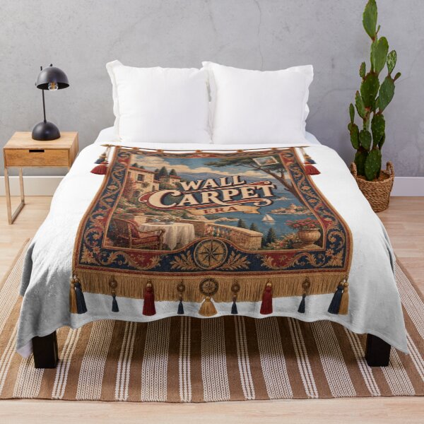 Item preview, Wall Carpet Era Postcard Balkan Household Humor designed and sold by OfficialBalkan.