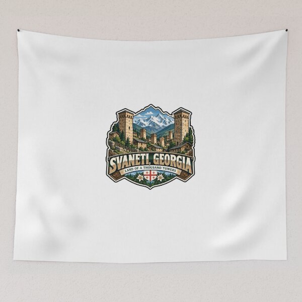 Item preview, Svaneti, Georgia Land Of A Thousand Towers Georgian Travel Destination designed and sold by Star3NowForMe.