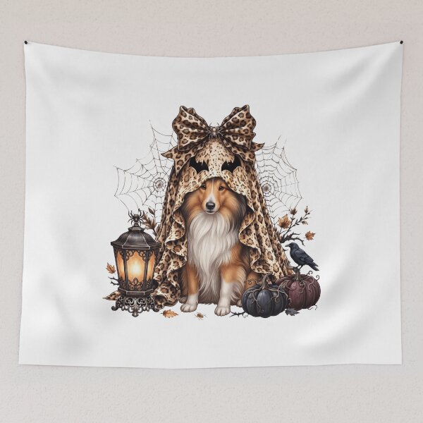 Item preview, Shetland Sheepdog Halloween Boo Pumpkin Dog Mom Lover designed and sold by dian-rody-crest.