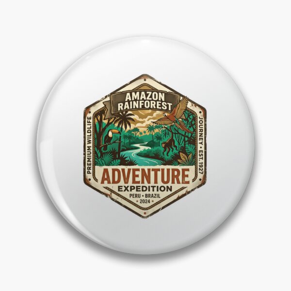 Item preview, Amazon Rainforest Premium Wildlife Journey Est. 1927 Adventure Expedition Peru Brazil 2024 Explorer Travel designed and sold by Star3NowForMe.