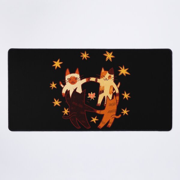 Item preview, Vintage Cute Dancing Cats Holding Paws Funny Cat Lover designed and sold by Regainbara.
