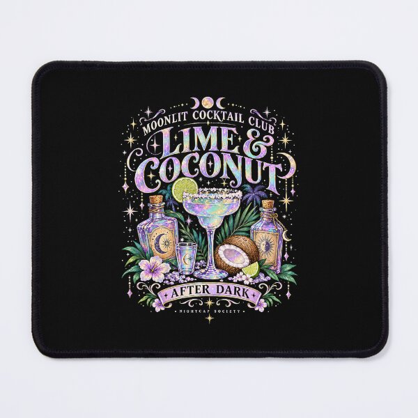 Item preview, Lime and Coconut Moonlit Cocktail Club After Dark designed and sold by nryum.