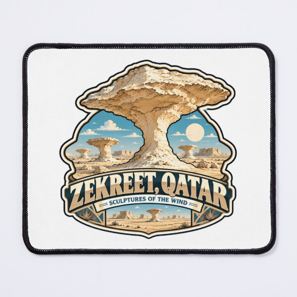 Item preview, Zekreet, Qatar Sculptures Of The Wind Travel Destination Souvenir designed and sold by Star3NowForMe.