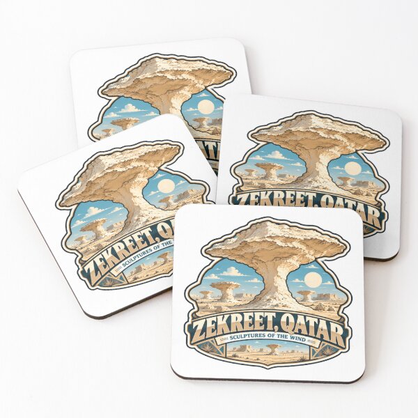Item preview, Zekreet, Qatar Sculptures Of The Wind Travel Destination Souvenir designed and sold by Star3NowForMe.